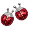 Earrings YACQ 925 Sterling Silver Ladybug Stud Earrings Birthday Party Christmas Holiday Jewelry Gifts Women Girls Her Dropshipping HE29