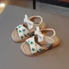 Sandalen Sommer Kinder flache Sandalen Mode Sticker süß