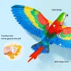 Toys Simulation Bird Interactive Cat Toys Elektrische Hänge Eaggl fliegender Vogel Katze spielerische Katzenstick Kratzer Öffnung Bevorzugung