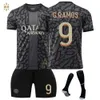 Voetbalsets/trainingspakken trainingspakken 2324 2 Away Jersey 7 Mbappe 19 Li Gangren 10 Dembele 9 Ramos