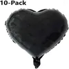 Party Decoration 10st 18 "Mylar Heart Shape Aluminium Foil Balloons Decorations For Birthday Wedding Engagement Celebration Holiday