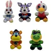 Poux en peluche 40 style 18-20cm FNAF Jouets en peluche cinq nuits à Freddy Bear Bonnie Chica Baby Ballora Foxy Plux de toys en peluche Cadeaux de poupée T240422