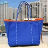 Bag Luxury Diving Tyg Neoprene Breattable Women Handväska 2024 Spring Fashion Casual Tote Top-handtag Väskor axel