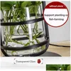 Golvlampor modern kreativ lampa vardagsrum personlighet hydroponic växt soffa vertikalt bord sovrum dekorativ sconce drop leverans dhkgr