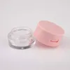 Storage Bottles Portable Reusable Lightweight Loose Powder Jar Plastic Cosmetics Container With Sieve Pink Bulk Box