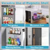 Racks Magnitic Kitchen Storage Rack Rack Imperproof Refrigerator Organization Magniseur Affichage d'épices Roustroproof