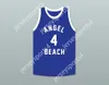 Custom Nome Nome Nome Mens Youth/Kids Pee Wee Morris 4 Angel Beach Gators Blue Basketball Jersey's Revenge Top Top S-6xl Cucite S-6XL