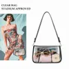 Bolso de hombro transparente Bolsas cruzadas de bolso de cuerpo cruzado Aprobado y engrosado bolso transparente adecuado para trajes CCERT y evento deportivo U8JK#