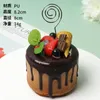 Decoratieve bloemen kunstmatige fruittaarten dessert nep voedseldecoratie pography simulatie cake model thee thuisfeest