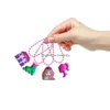 Nieuwe items 21 stcs Cartoon Keychain Bead Keychains Roze Charm Key Ring Hangende keten Accessoires voor tassen Girls Bracelet Sh oteai