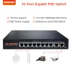 제어 10 대역폭 16G 48V RJ45 1000MBPS 전원 IP 카메라/무선 AP SmartSwitch의 이더넷 오버 전원