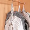 Organisation 1PCMULTIFUNCTIONAL SPACE Saving Hangersmagic Hook 6 Hole Clothing Garderob Organiserar hängare Magic Storage Artifact Racks