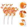 Decoratieve bloemen 3 pc's gesimuleerde eucalyptus bladeren Bouquet Home Decorations Kunstmatige bloem zijden gebladerte baby