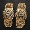 Cinture per matrimoni marocche chic Catene in vita di strass oro di strass oro per gli accessori nuziali arabeschi di caftano gioielli musulmani 240410