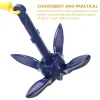 Accessories 1 Set Kayak Anchor Kits Portable Folding Anchor Buoy Kit For Canoe Kayak Raft Folding Anchor Kayak Folding Anchor Kayak Fishing