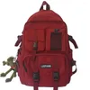 Backpack Nylon para meninos e meninas Mesh Mesh estudantes da faculdade bolsa de livros masculinos laptop coo de jovens