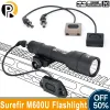 Scopes Tactical Surefir M600 M600U Pillage Airsoft Pistol Lampe de poche Modbutton Interrupteur de pression Rifle Scout Scout Searchlight