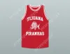 Custom qualsiasi nome Nome numero giovane/bambini DeMarcus Cousins 0 Tijuana Piranhas Red Basketball Jersey Expansion Team Team Top S-6xl S-6xl