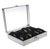 2021 Aluminium 12 Armbandwatch Watch Cases Showcase Display Storage Case Box249J8502899