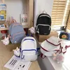 Borse scolastiche kawaii simpatico in nylon zaino borsetta da donna sacca piccola per adolescenti 2024 tendenze in stile preppy zaino sac a dos