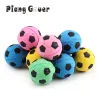 Brinquedos 10pcs eva colorida bola de gato de gato pet espuma de espuma de futebol brinquedos de futebol ao ar livre