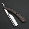 Blades Wenge Wooden Handle Folding Razor Hardened Steel High Hardness Sharp Straight Razor Men's Razor