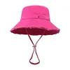 Le Bob Casquette Luxe Wide Brim Bucket Hat Designer Windproof Beach Popular Designer Cap Rose Red Orange Fashion Summer Outdoor Ornament MZ02 B4