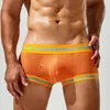 Underpants 1pc Men da cintura baixa Menas de roupa íntimas boxers shorts Lingerie Bolsa frontal aberta respirável calcinha