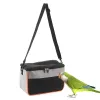 Väskor Portable Pet Bird Cage Parrot Carrier Hamster Lizard Bag Sugar Glider ryggsäck Rabbit Squirrel för små djur husdjurstillbehör