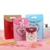 Wrap Kraft Gift Fashion Bags Paper With Satin Ribbon Rectangle Wedding Birthday Pest