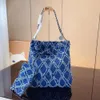 Sac de créateur Denim Sac à vaisselle fourre-tout Backpack Travel Designer Femme Body Sac à main le plus cher avec chaîne argentée Gabrielle Trichted Luxurys Ha