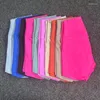 Actieve shorts dames sport met hoge taille yoga fitness loopt fietsen snel drogen ademende bodem 3 punt