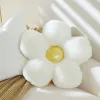 Dolls Super Soft White Flower Pillow Stuffed Lifelike Nordic Flower Decor Cushion Soft Cartoon Bees Plush Toy Sunflower Pillow for Her