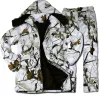 Sets Winter Outdoor Bionic Camouflage Clothes Hunting Clothing Winter Fleece Fishing Hunting Suits Ghillie Suit Snow Camouflage Coat