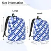 Bags Laptop Backpack Unique Israel Flag Pattern School Bag Durable Student Backpack Boy Girl Travel Bag