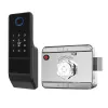Управление IP65 Водонепроницаемой Ttlock Finger -Отпечаток Smart Door Lock Outdoor Gate Password 13,56 МГц IC Card Deadbolt Lock+Mechanical Key
