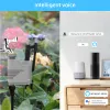 Kontrola Tuya Zigbee Garden Watering Timer Smart zraszaczy System nawadniający wbudowany rejestrator przepływu wody z bramą testera gleby