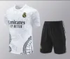 23-24-25 Реал Мадридский футбольный спортивный костюм Set Set Set Шорты с коротким рукава