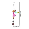 Decorative Figurines Unique Wind Chimes Colorful Little Angel Garden Bell Hangings Small Chime Decorations