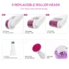 Roller 6 i 1 Microneedle Derma Roller Kit For Face Eye Body 300/720/1200 Rolling System Microneedling Face Roller Beauty Care Tool