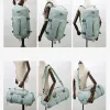 Bags Men's and Women's Large Capacity Multifunctional Travel Backpack Fashion Waterproof Camping Fitness Hand Bag Solid Color Luggage