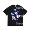 Bapestar Shirt Mens Designer T-shirt Shirt Shark Femme Gymshark Fashion Brand Top Casual Luxury Street Street à manches T-shirt Mens xxl 579