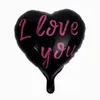 Party Decoration 10st 18 Inch Printed Valentine's Day Love Heart Aluminium Film Balloon I You Proposal Confession Ball