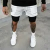 Summer Mesh Sports Shorts Men Doubledeck Jogging Running 2 in 1 Mens Gym Fitness Workout Pantalon Short Man 240422