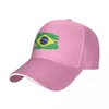 Ball Caps Brazil Flag Baseball Cap Imprimé Trendy Men de camionneur adulte Kpop Cadeau d'anniversaire de crème solaire