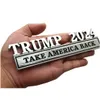 Dekoracja imprezy metal Trump 2024 Take America Back Car Odznaka naklejka 4 kolory Drop dostawa domowy ogród świąteczne zapasy dhqjt