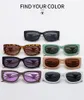 Lunettes de soleil de créateurs de créateurs de verres de soleil carrés de soleil Fashion Classic Eyewear Retro Dames Lunettes de soleil en vision en vision des nuances d'été avec boîte