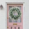 Dekorativa blommor Vårdörrkrans för främre grönska eukalyptus Florblommor Garland Farmhouse Porch