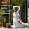 Petrus koffiemolen metalen lichaam voor 5158 mm Portafilter met 30 precieze maling -instellingen Espresso DRIP PERCOLATOR FRANSE PERS 240411