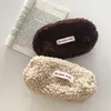 Opbergtassen Fuzzy make -upzak Zipper cosmetisch reizen grote capaciteit zachte potloodkaste borstels toilo